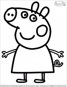 immagine da colorare peppa pig015